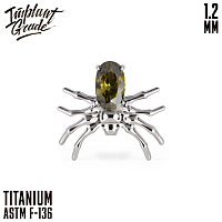 Накрутка-кластер Spider Crystal Olive 1.2 мм